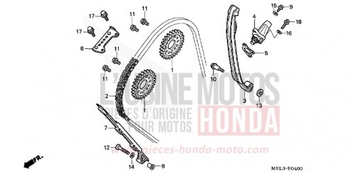 CAM CHAIN/TENSIONER CBR1000RR5 de 2005